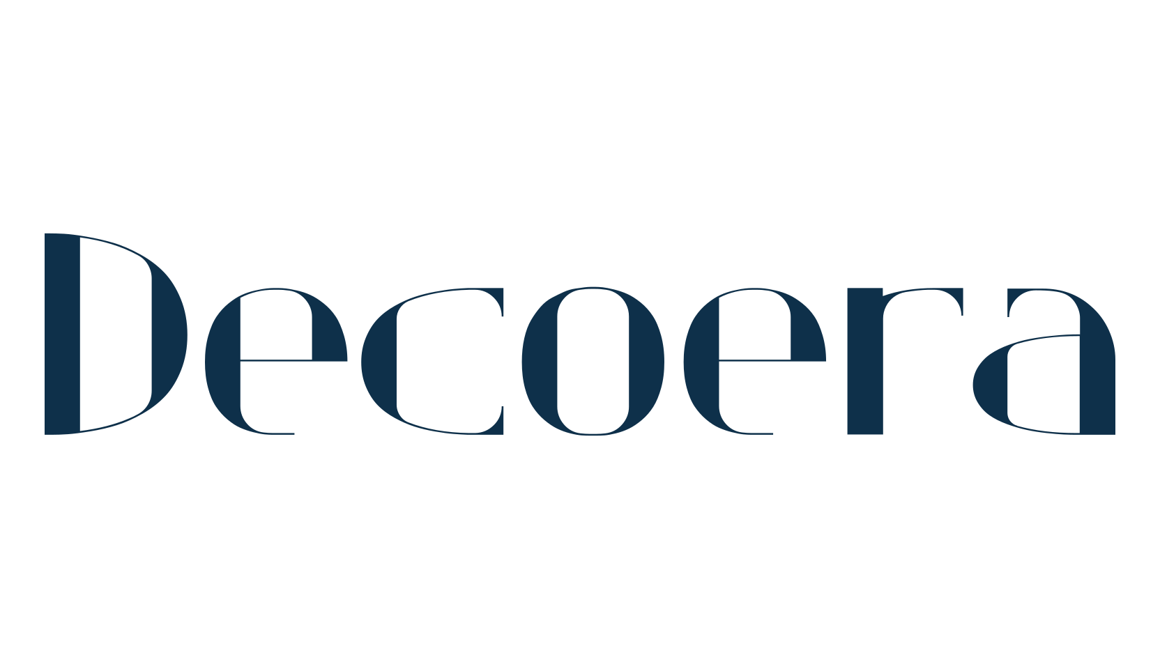 Decoera, retro font preview