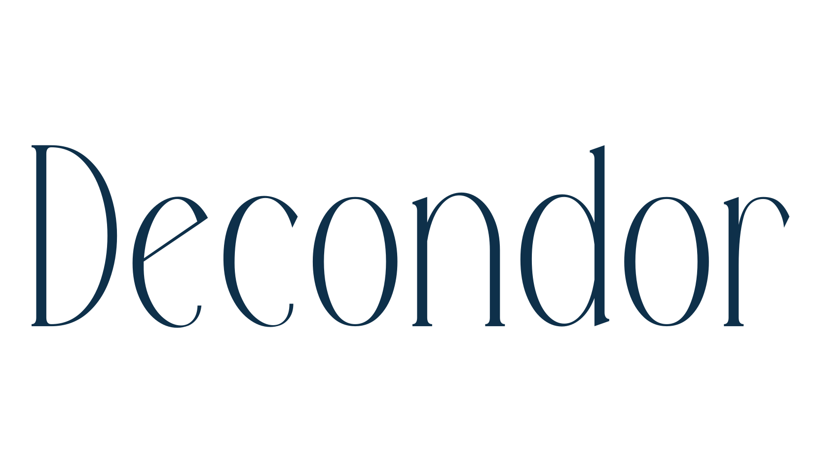 Decondor, fancy various basic font preview