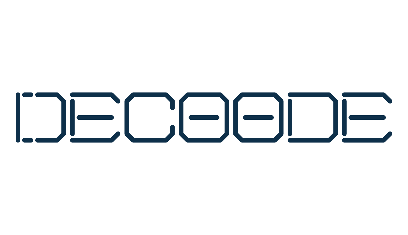 Decoode, fancy various techno sci-fi font preview
