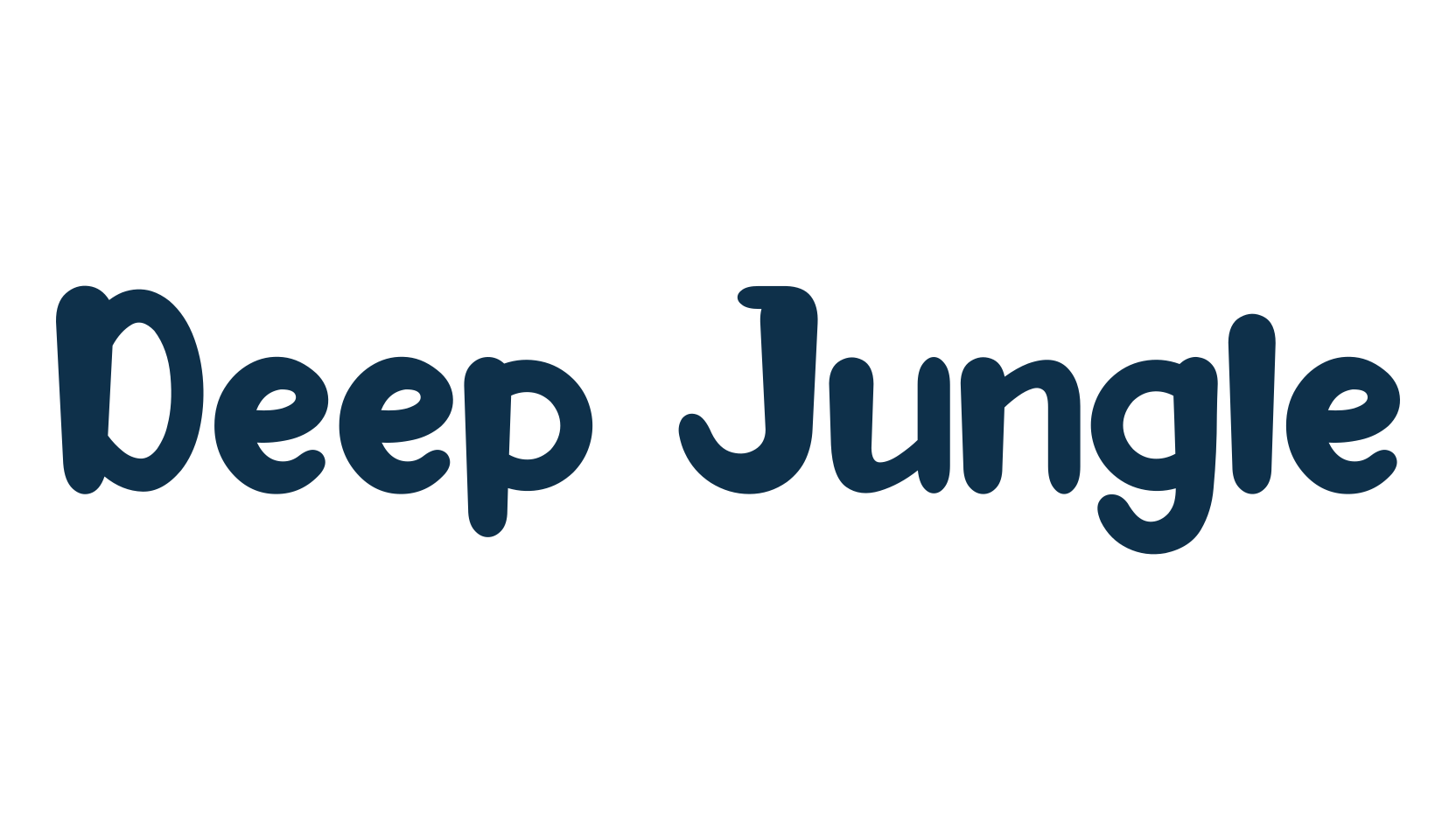Deep Jungle, various font preview
