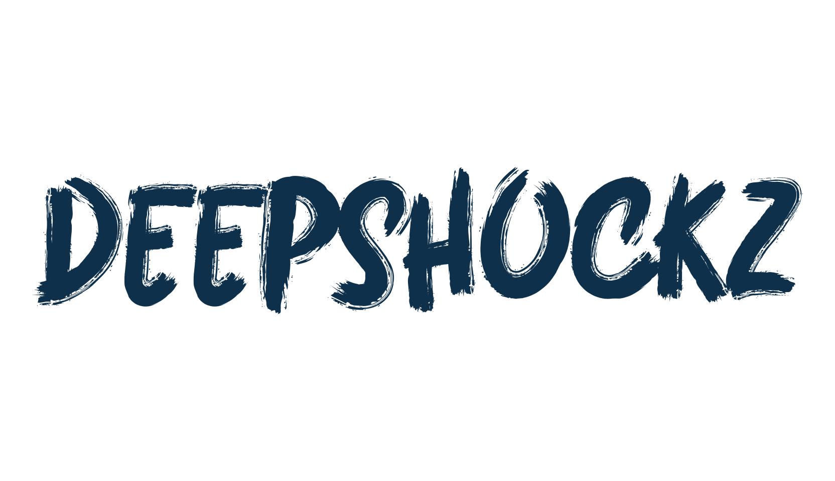 Deepshockz, brush font preview