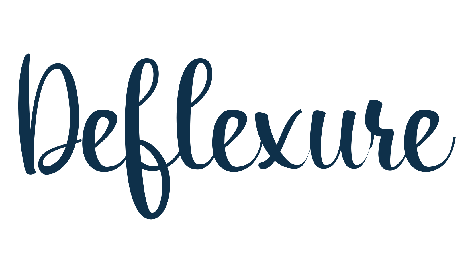 Deflexure, fancy decorative font preview