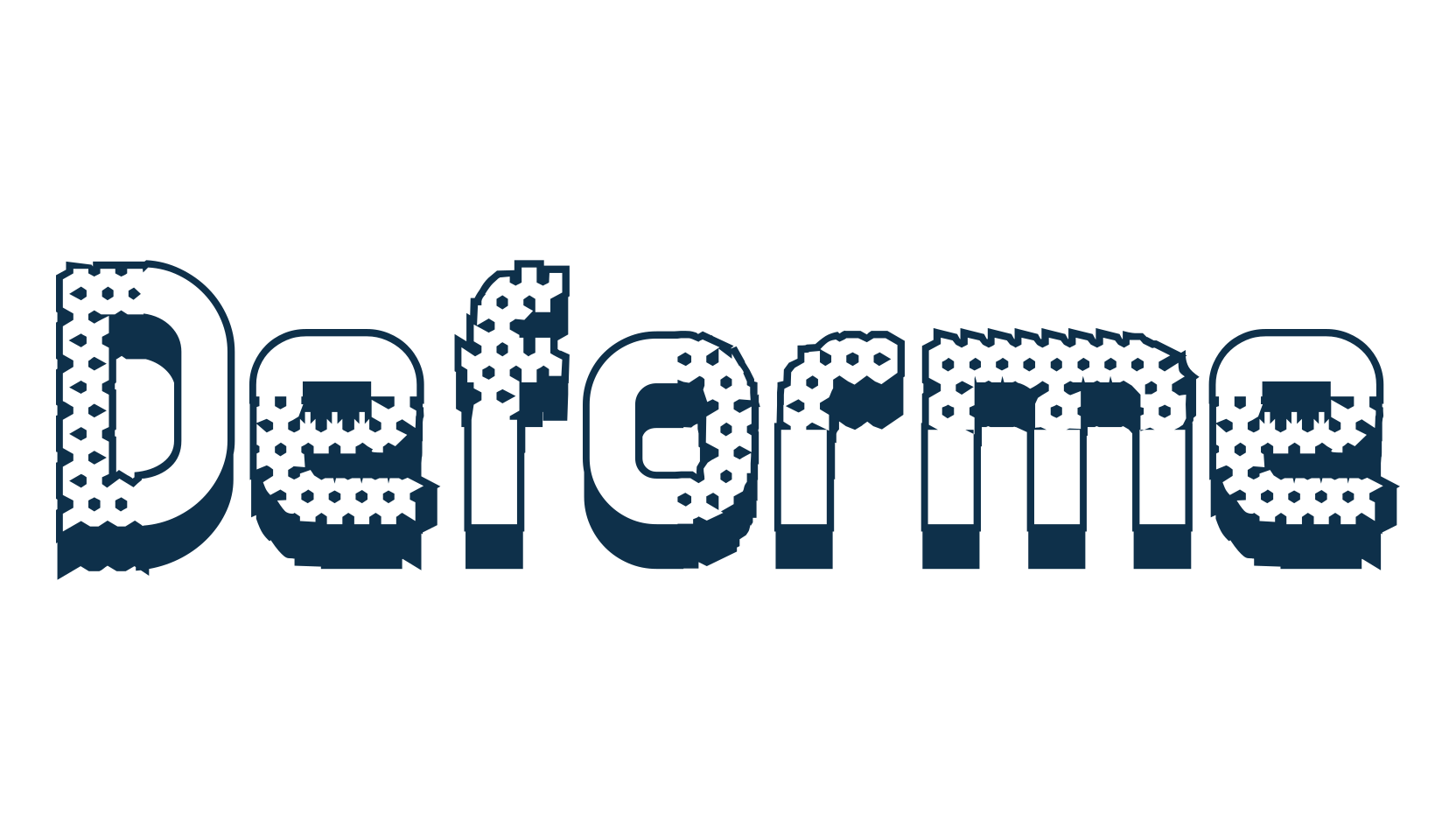 Deforme, fancy various decorative font preview