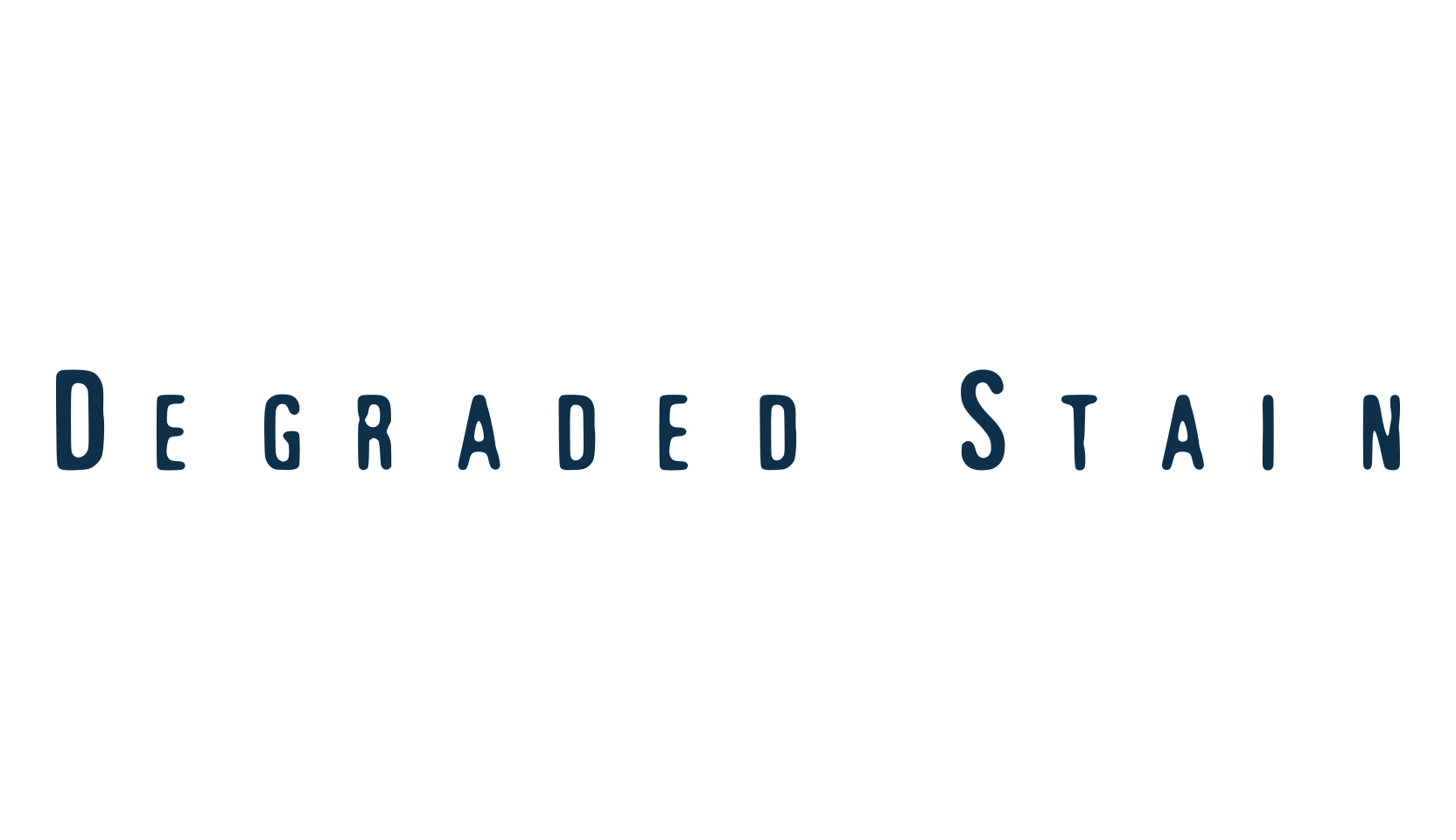 Degraded Stain, eroded font preview