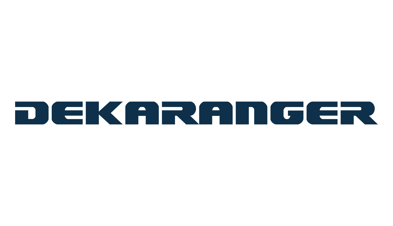 Dekaranger, sci-fi font preview