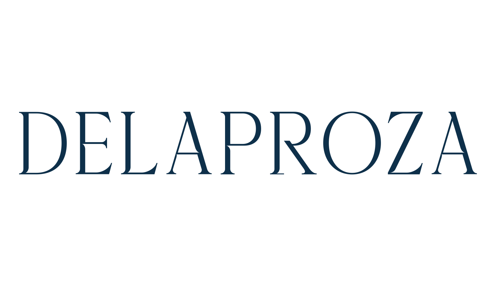 Delaproza, serif font preview
