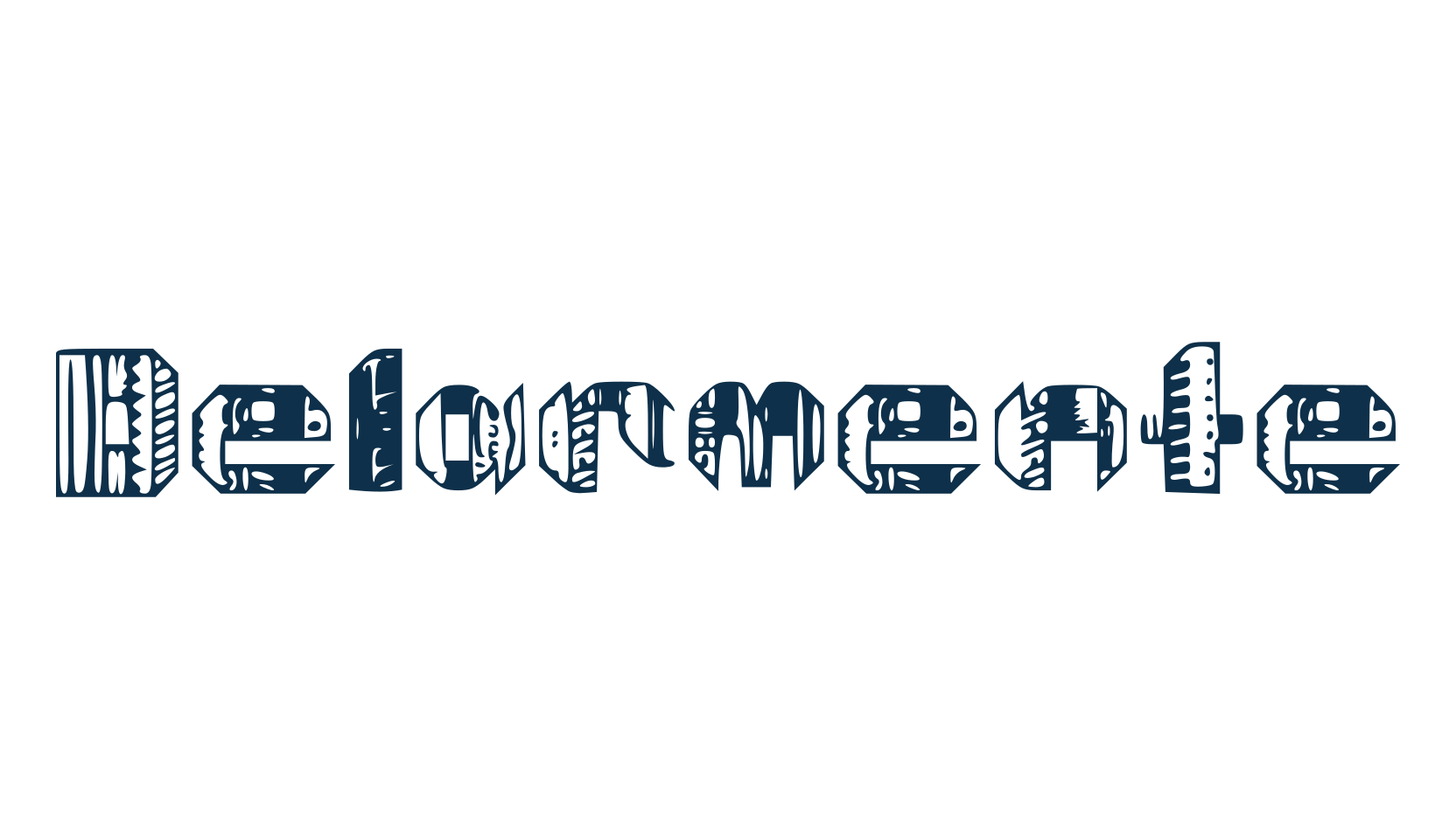 Delarmente, fancy decorative font preview