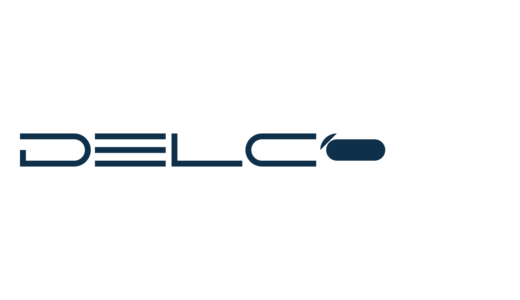 Delcom, sci-fi font preview