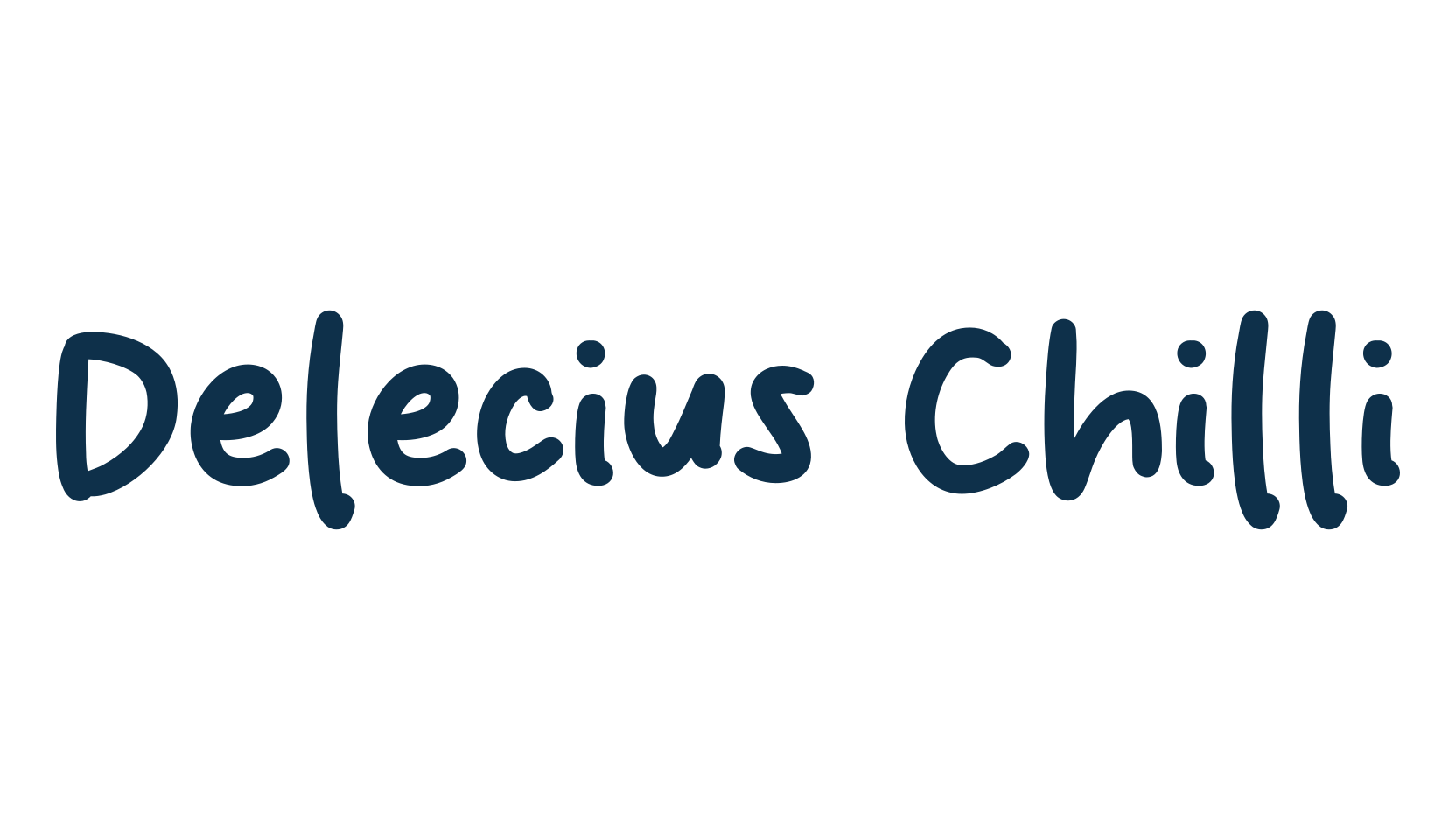 Delecius Chilli, script handwritten fancy decorative calligraphy font preview