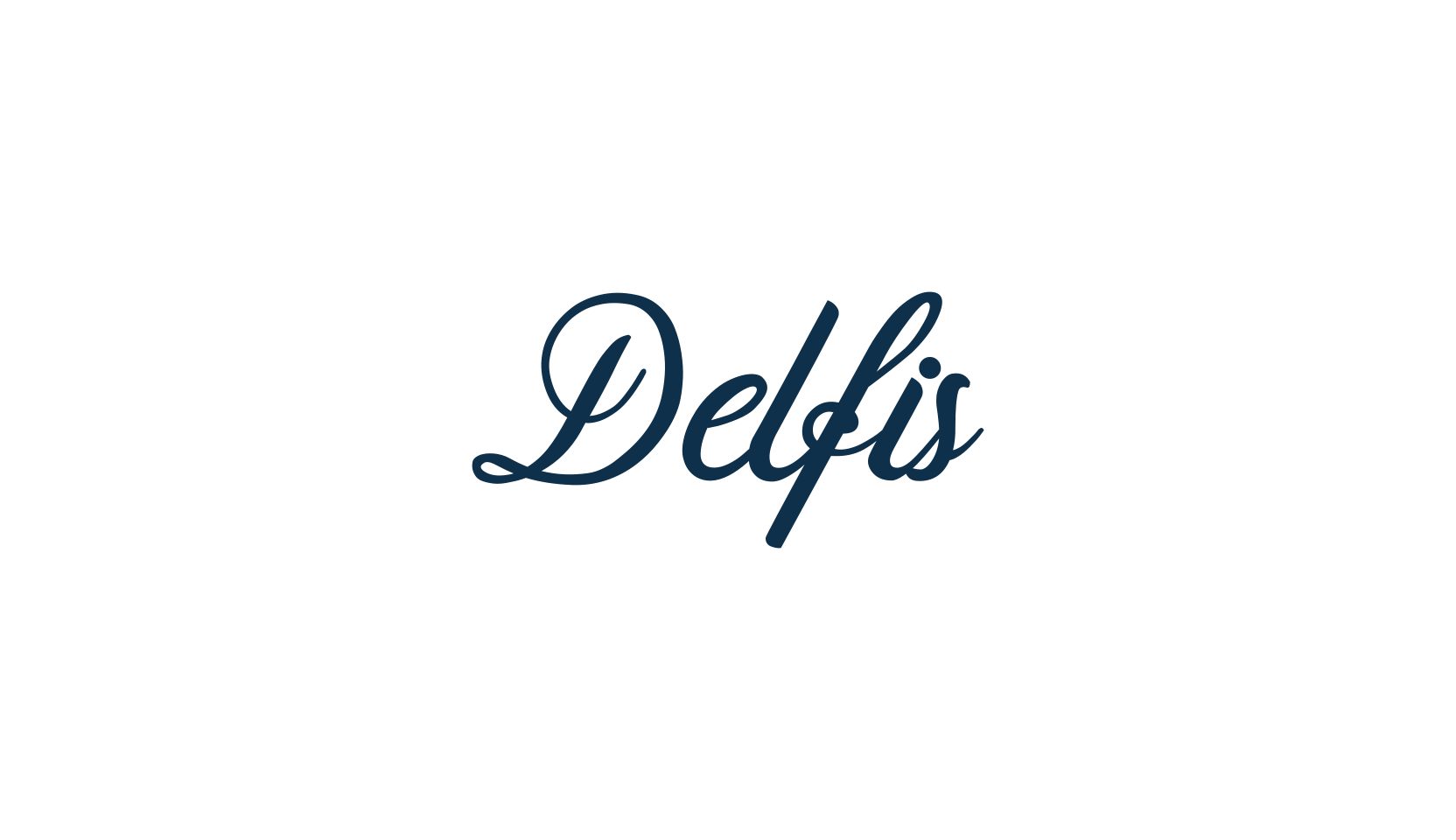 Delfis, script calligraphy fancy decorative font preview