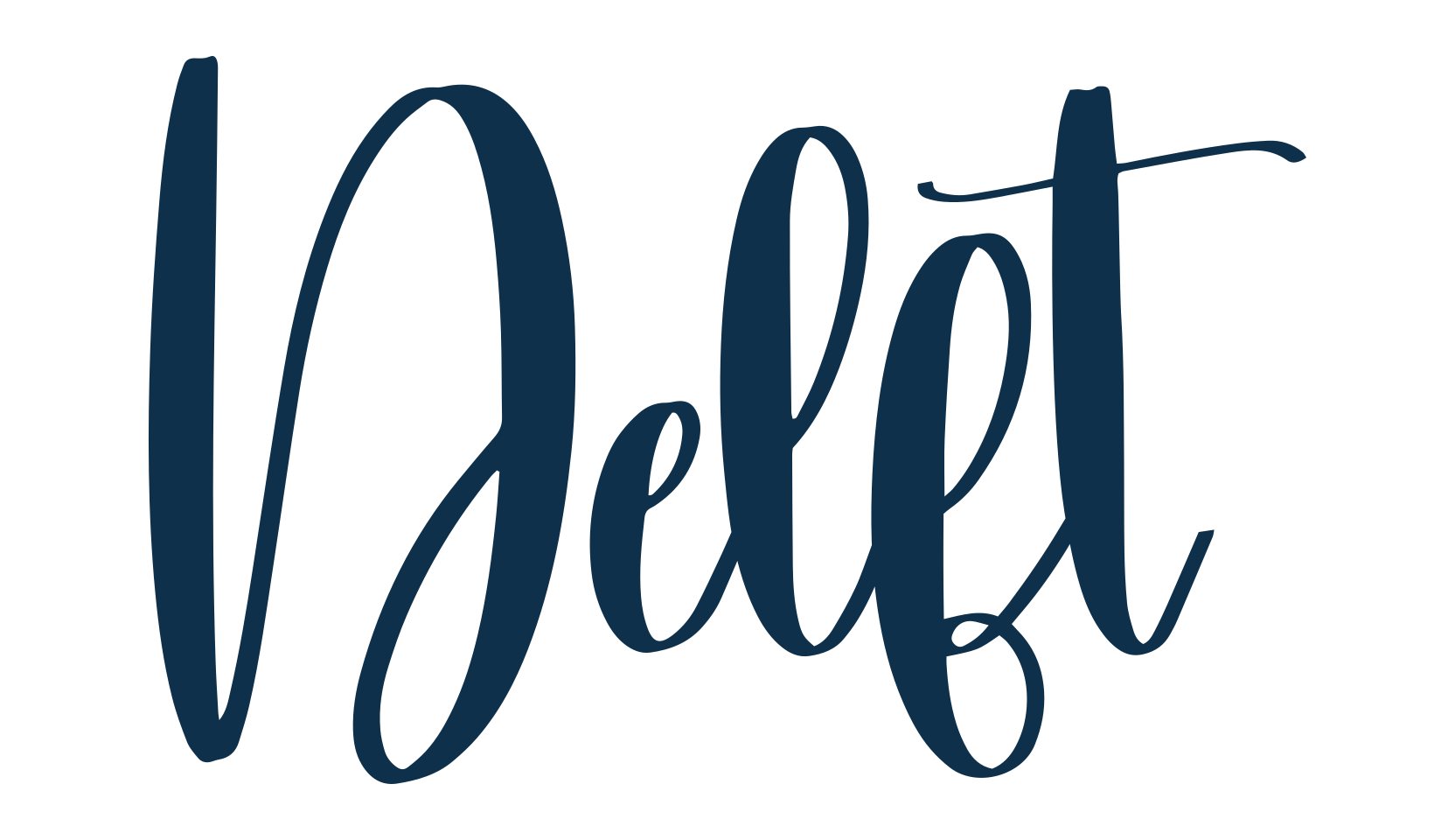Delft, script handwritten fancy decorative calligraphy font preview
