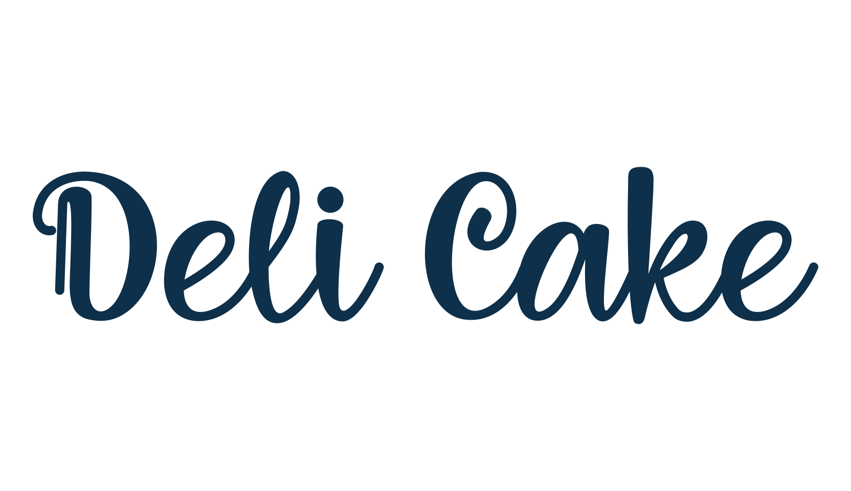 Deli Cake, various font preview