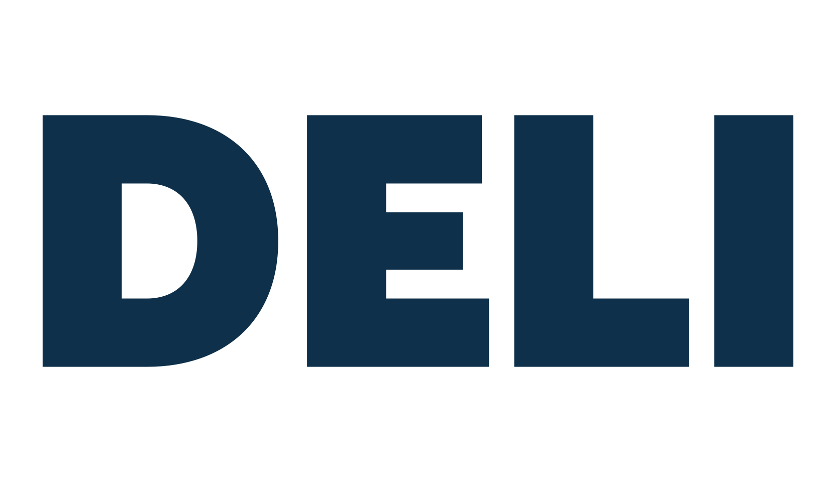 Deli, basic sans serif font preview