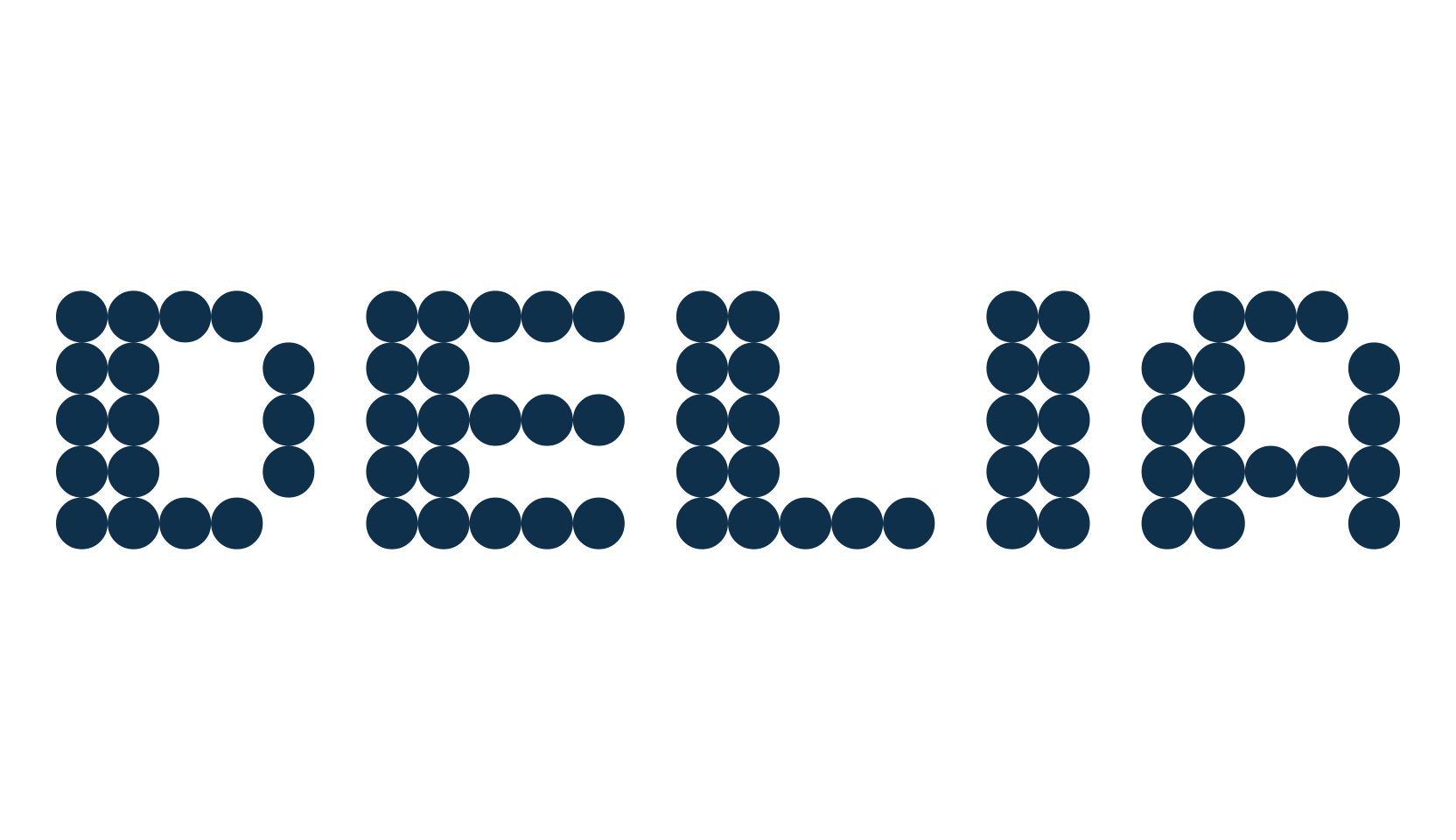 Delia, lcd font preview