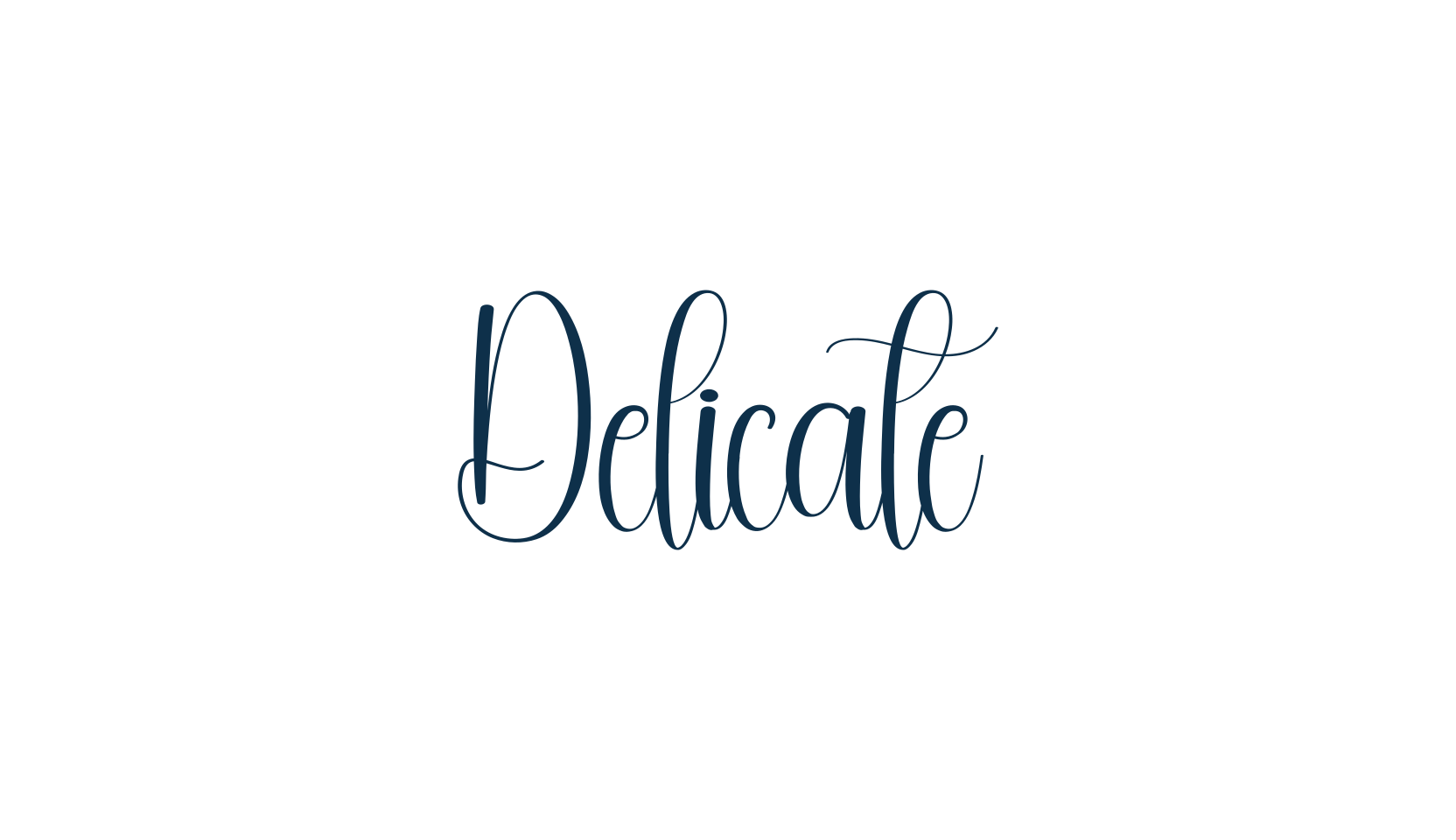 Delicate, fancy various decorative script calligraphy font preview