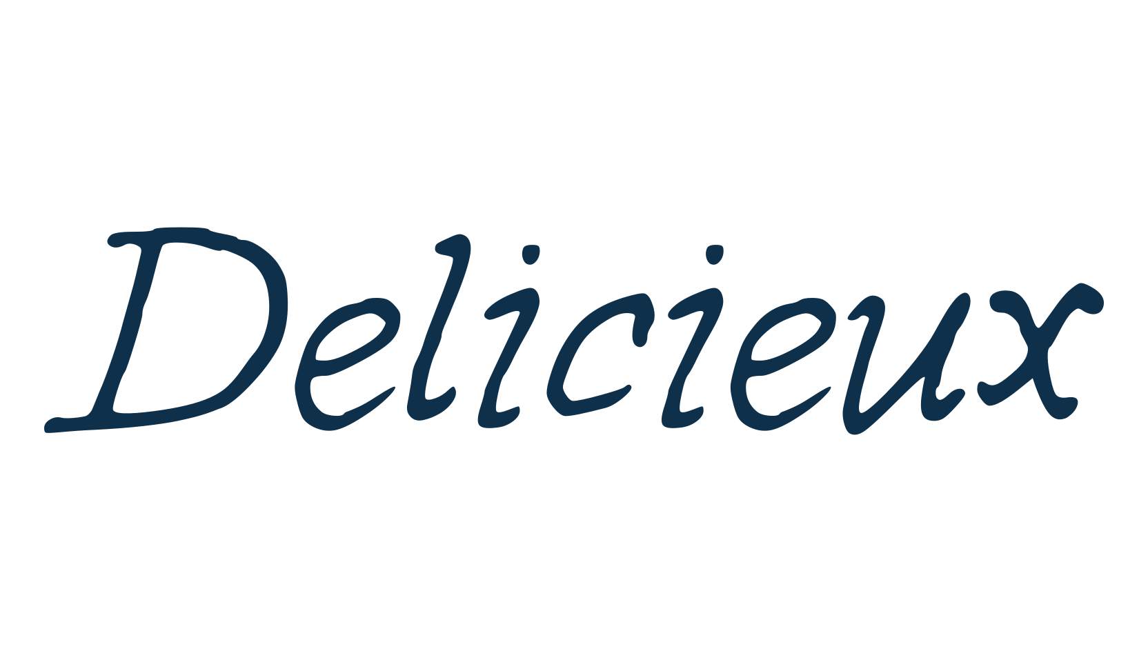 Delicieux, fancy various decorative script calligraphy font preview