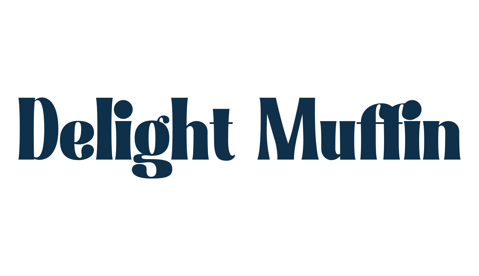 Delight Muffin, serif font preview
