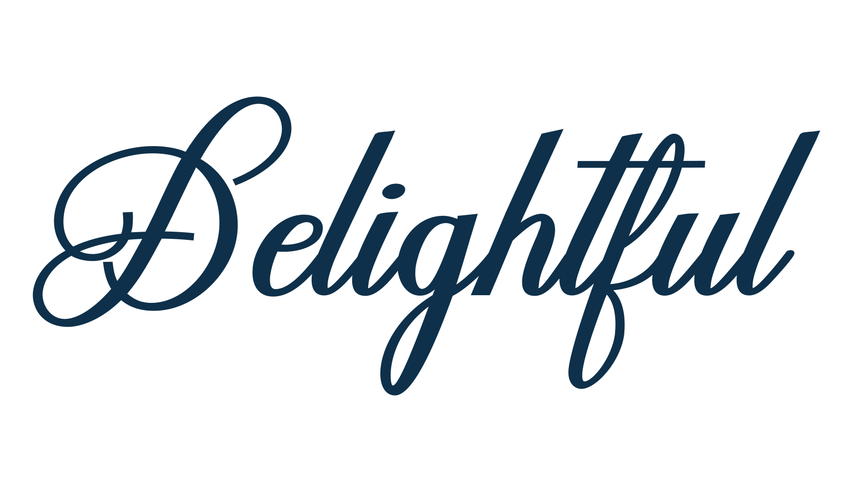 Delightful (delightful-2), script calligraphy fancy decorative font preview
