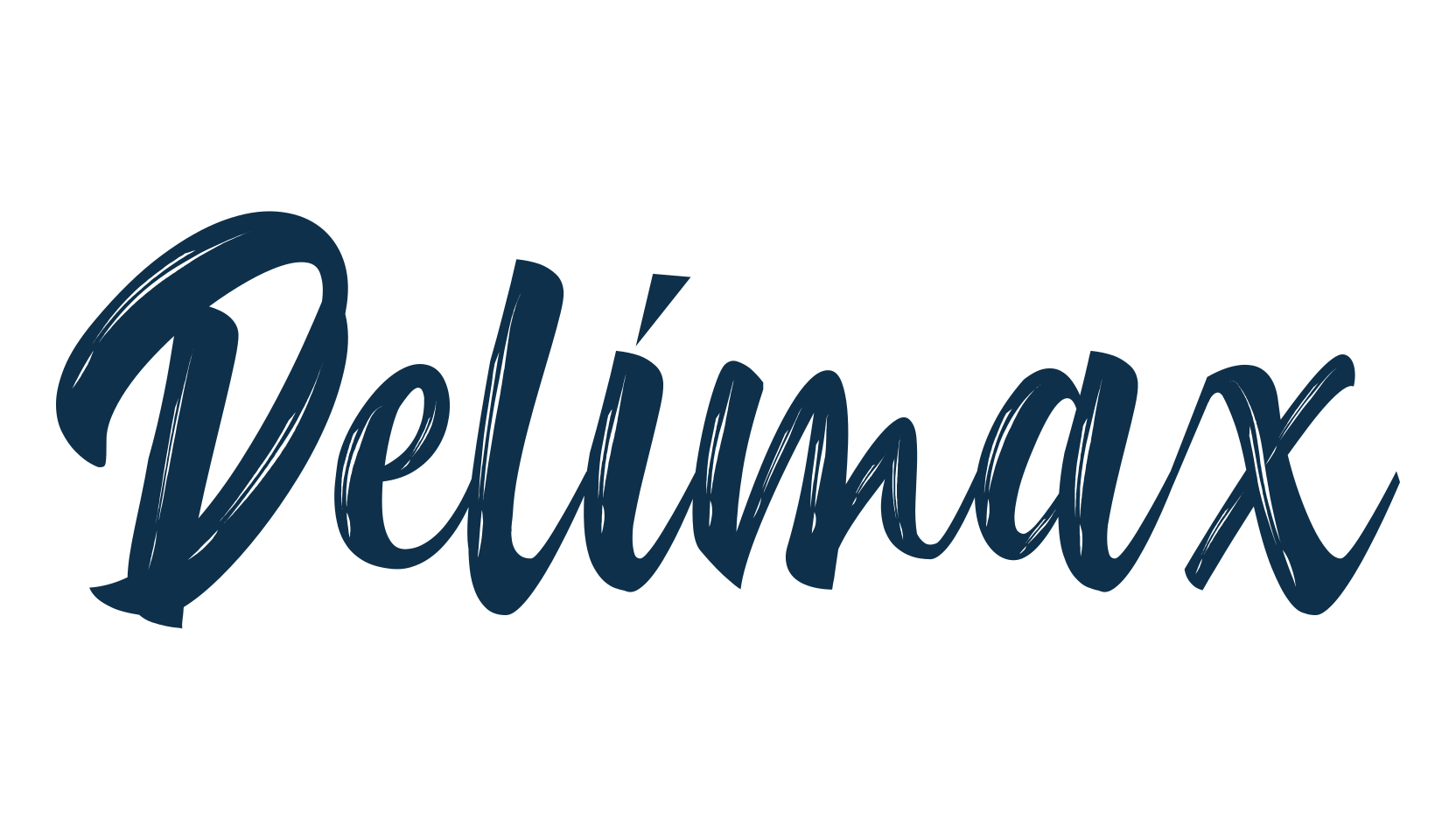 Delimax, script brush fancy decorative calligraphy font preview