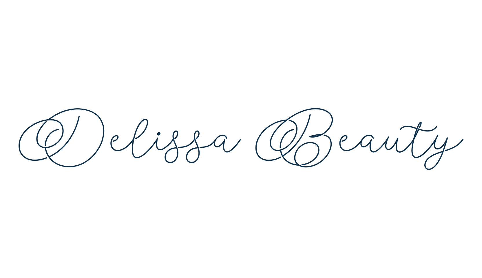 Delissa Beauty, script handwritten fancy decorative calligraphy font preview