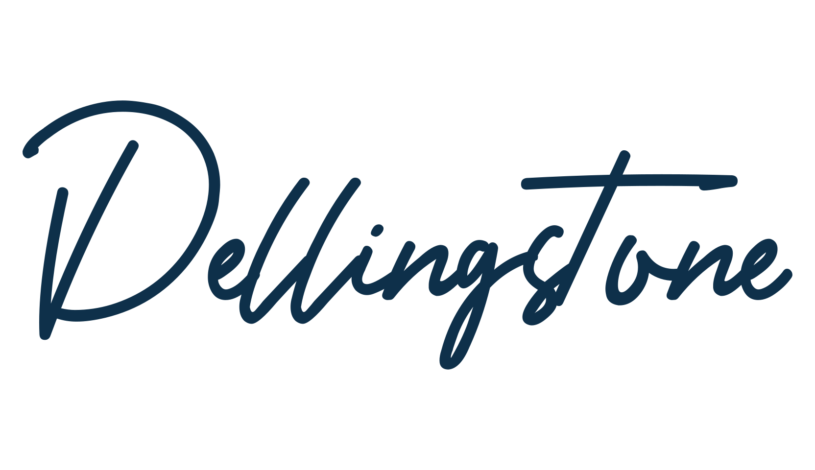 Dellingstone, script handwritten fancy decorative calligraphy font preview