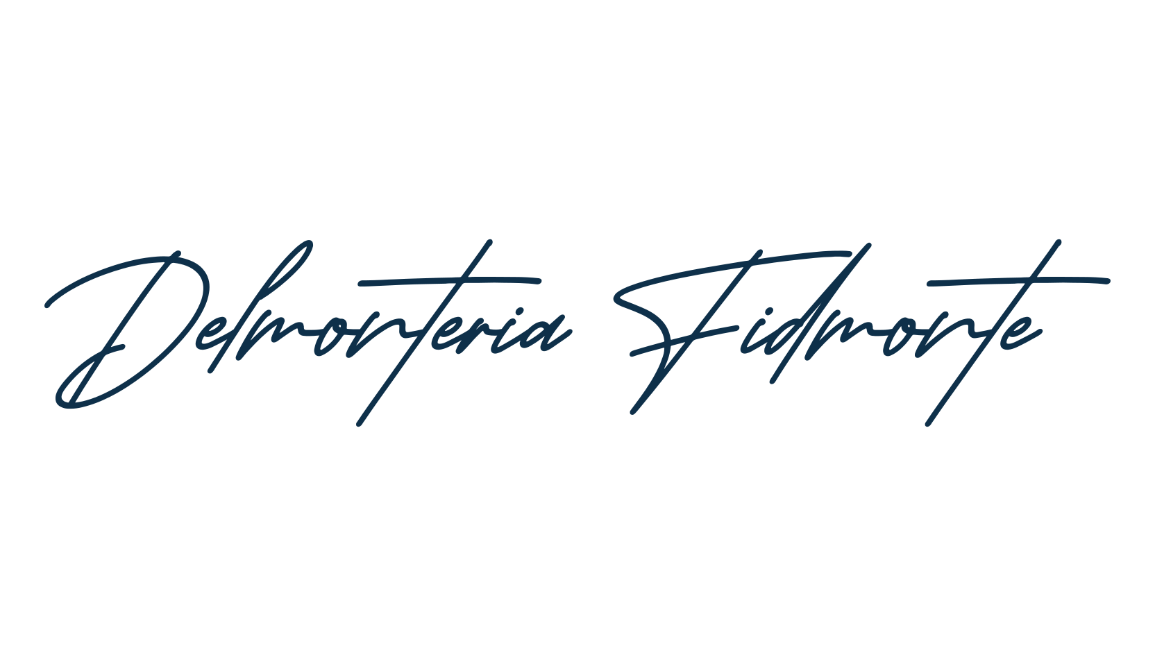 Delmonteria Fidmonte, script handwritten fancy decorative calligraphy font preview