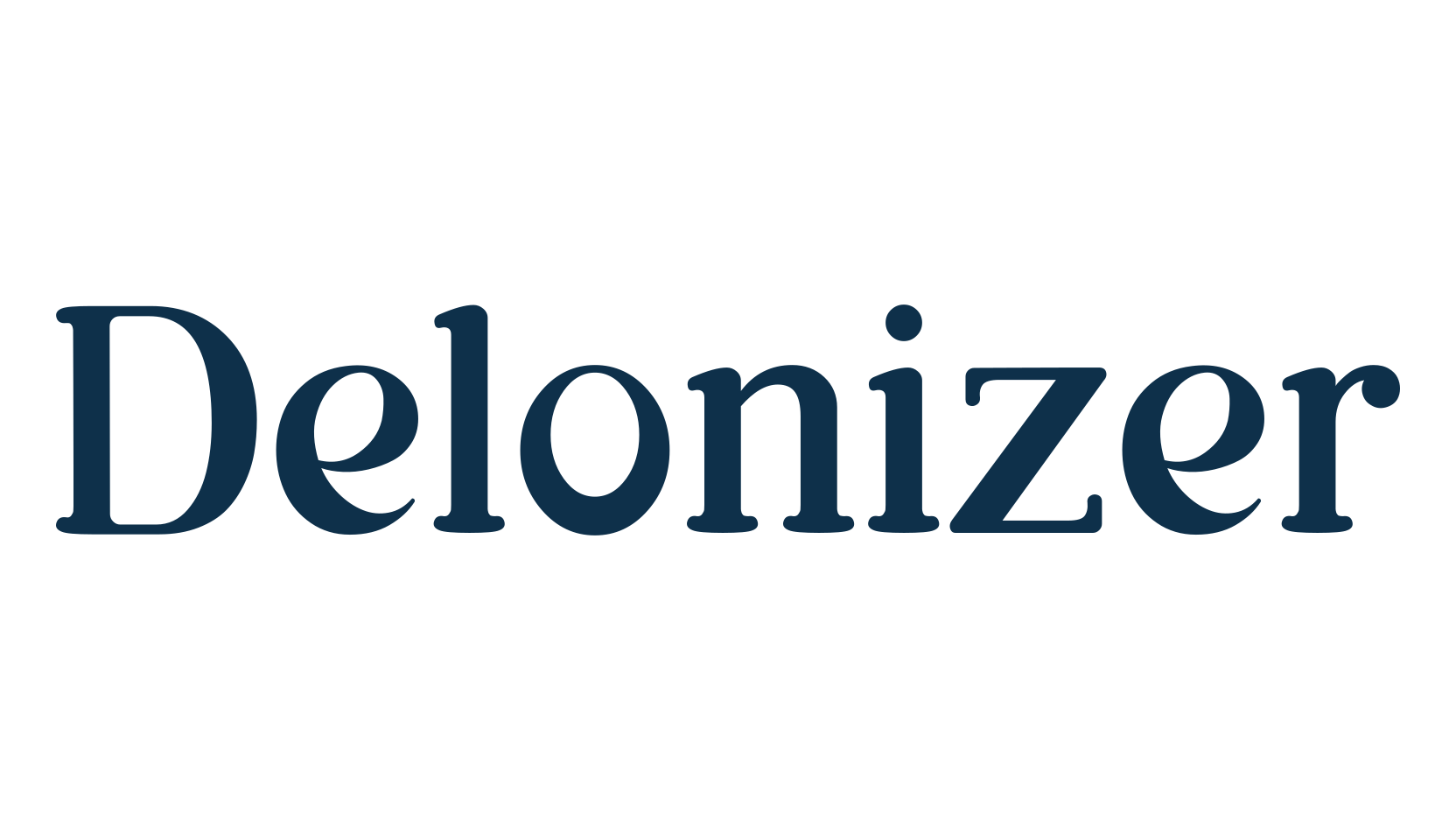 Delonizer, serif font preview