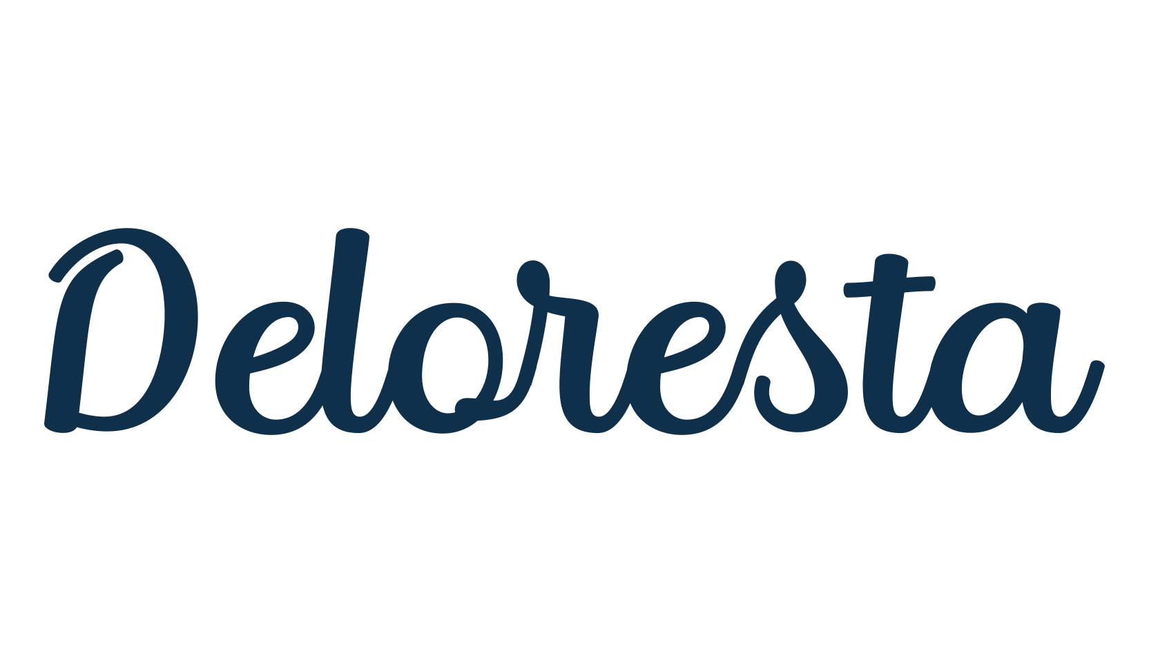 Deloresta, fancy decorative font preview