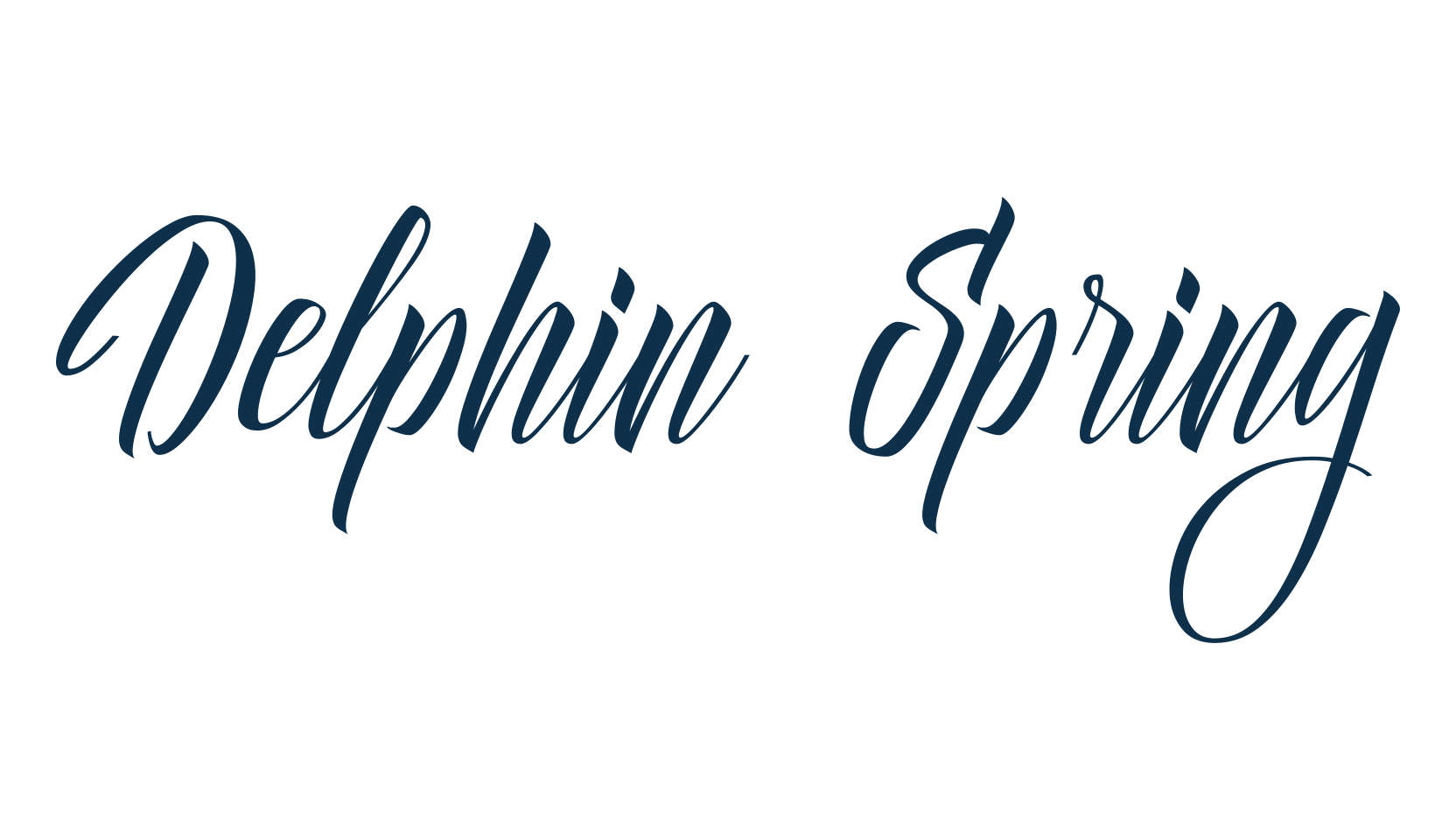 Delphin Spring, script calligraphy fancy decorative font preview