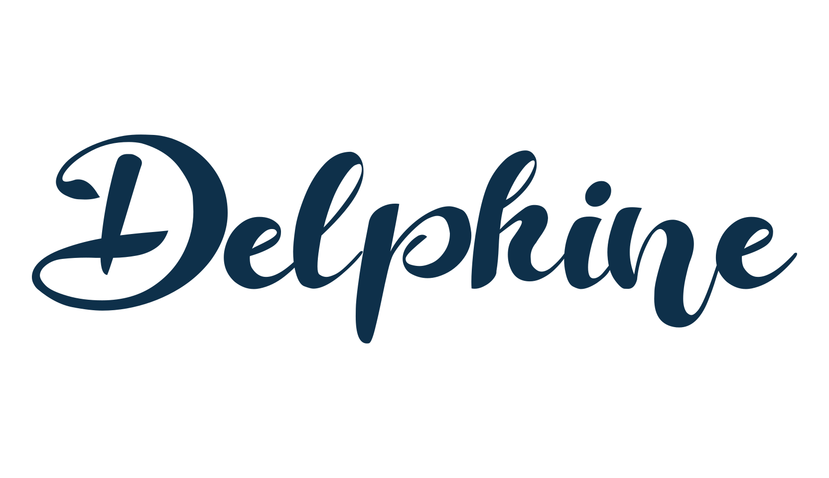 Delphine (delphine), calligraphy font preview