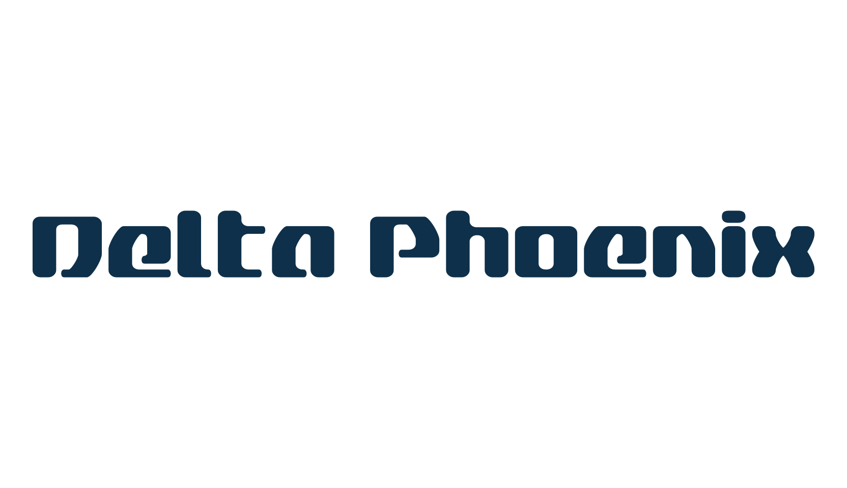 Delta Phoenix, sci-fi font preview