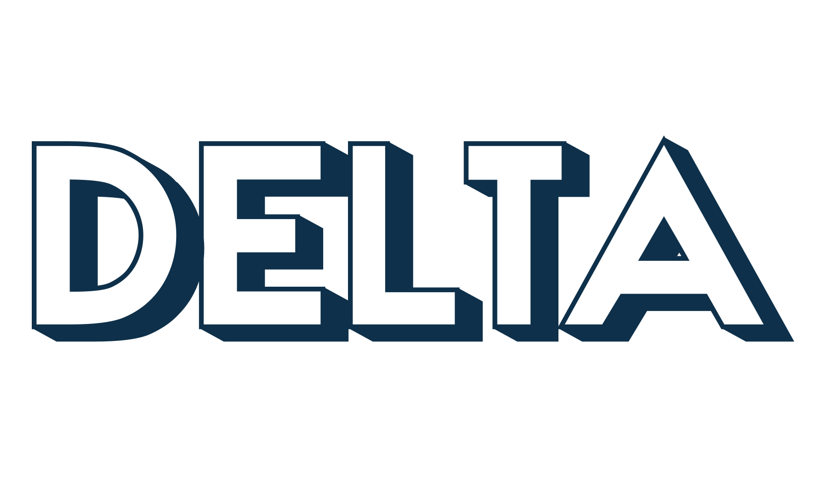 Delta, sans serif font preview