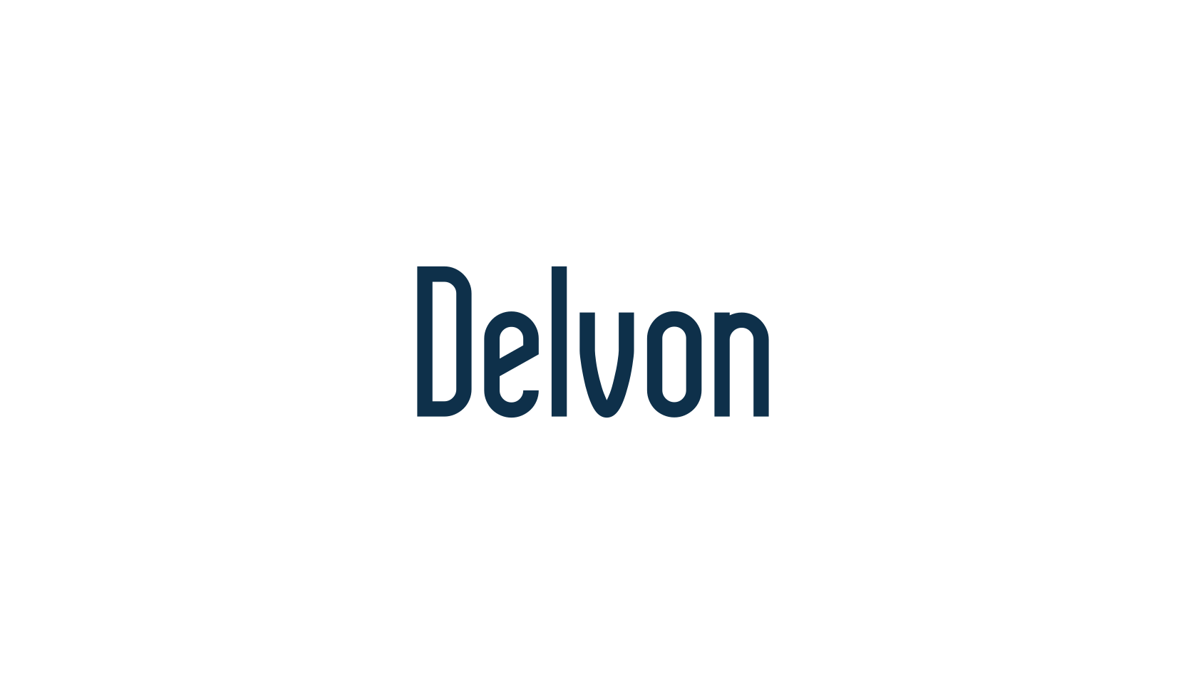 Delvon, basic sans serif font preview