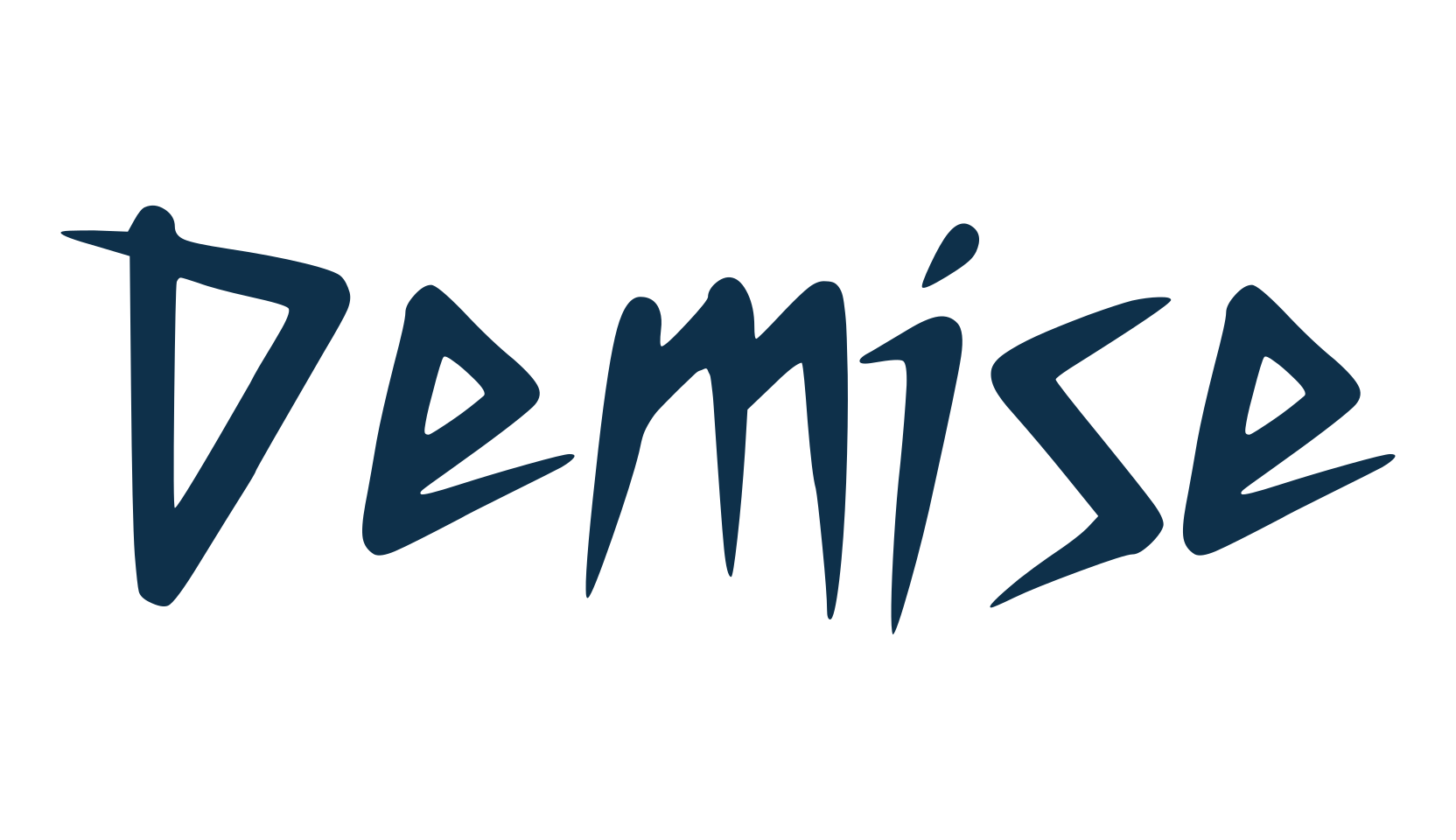 Demise, fancy various decorative font preview
