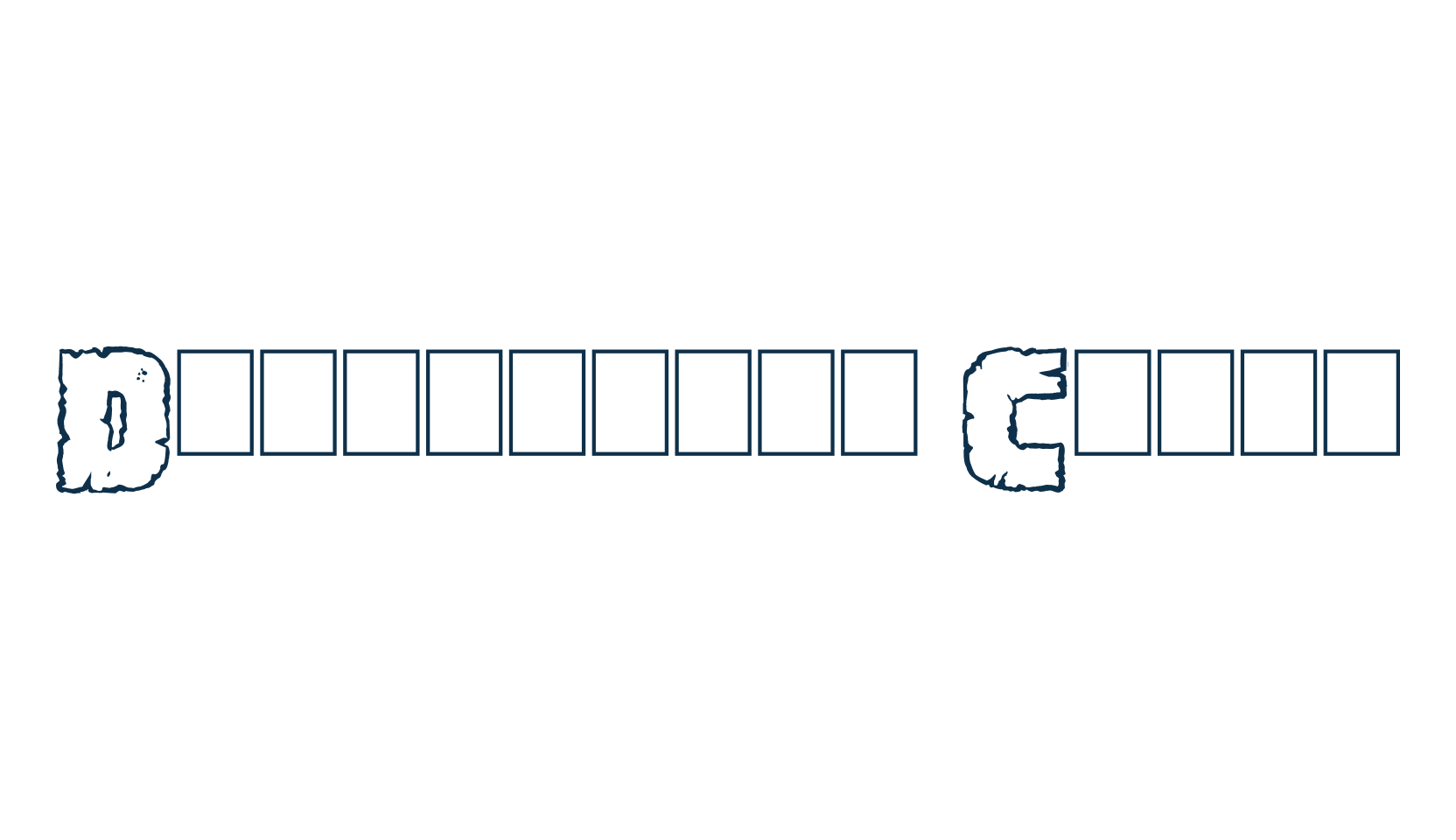 Demolition Crack, cartoon font preview