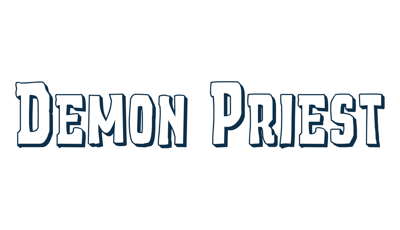 Demon Priest, holiday halloween fancy decorative horror font preview