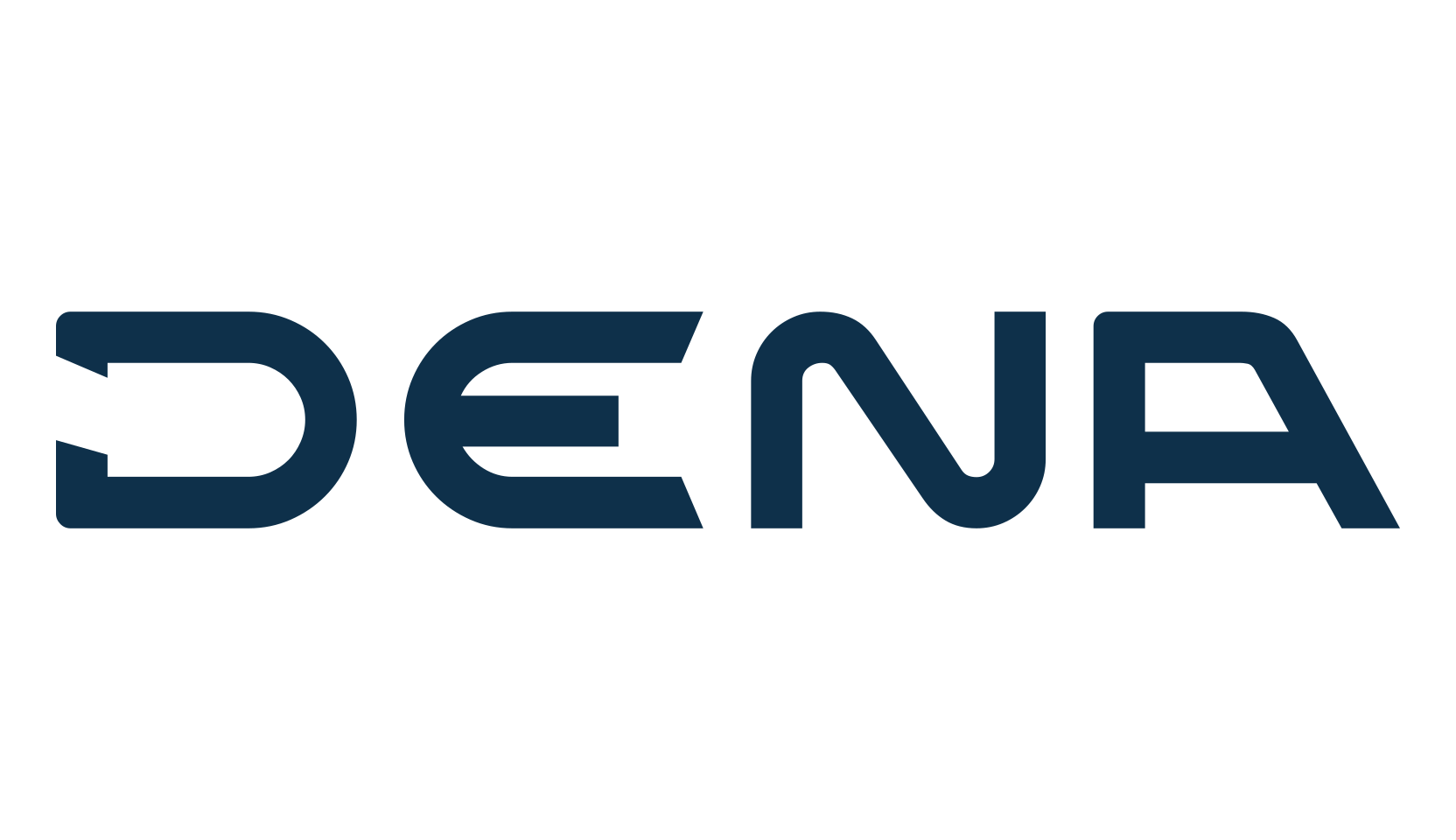 Dena, techno sci-fi font preview
