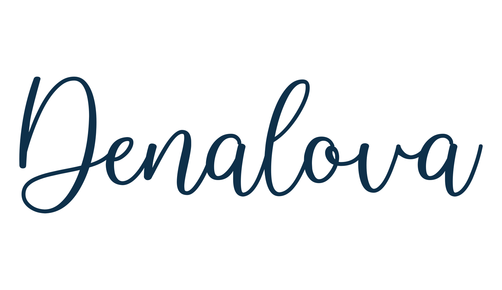 Denalova, script calligraphy fancy decorative font preview