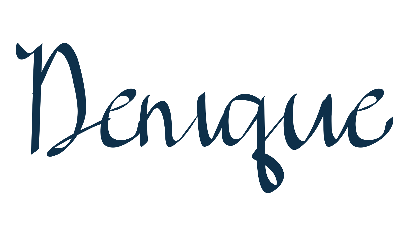 Denique, calligraphy font preview