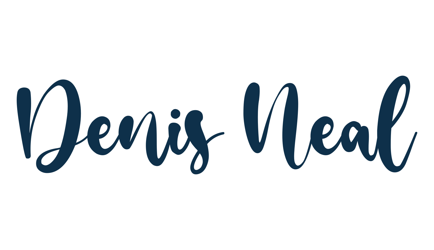 Denis Neal, display market font preview