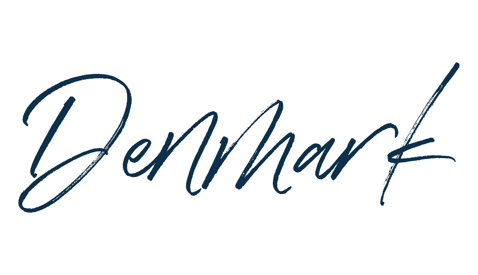 Denmark (denmark), handwriting font preview