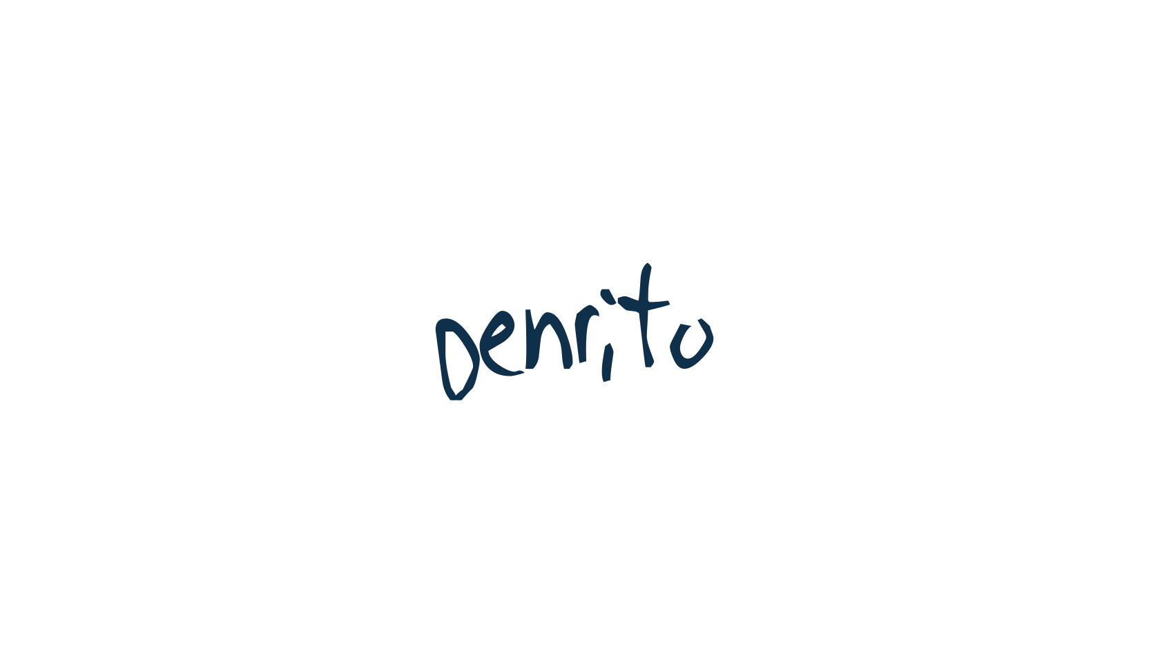 Denrito, handwriting font preview