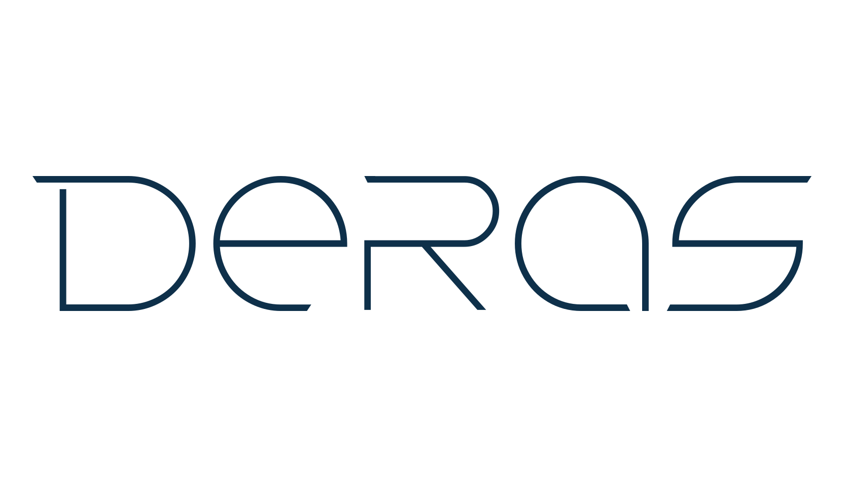 Deras, fancy various techno sci-fi font preview