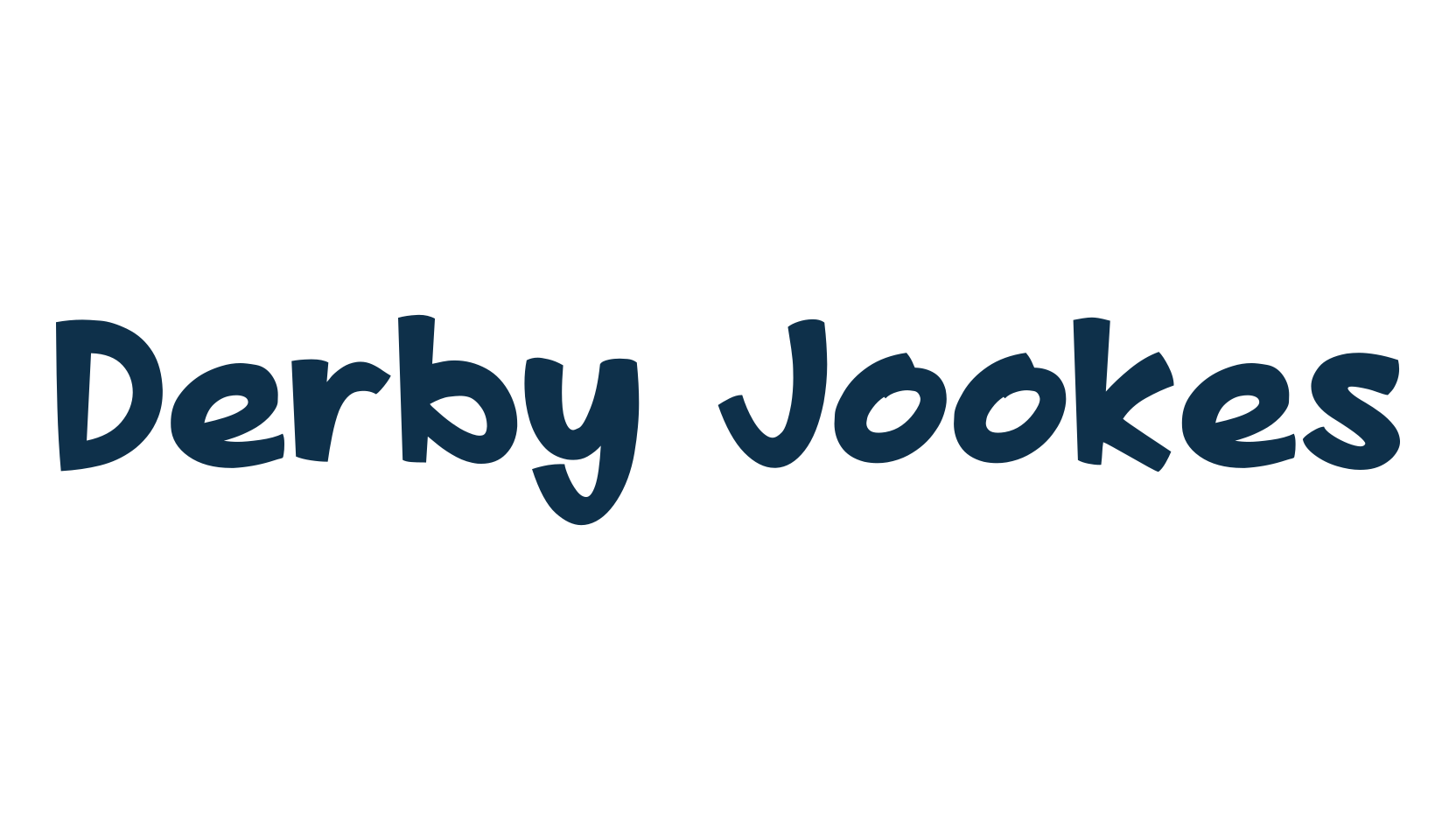 Derby Jookes, fancy cartoon decorative font preview