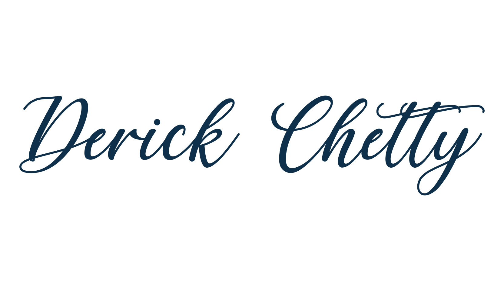 Derick Chetty, calligraphy font preview