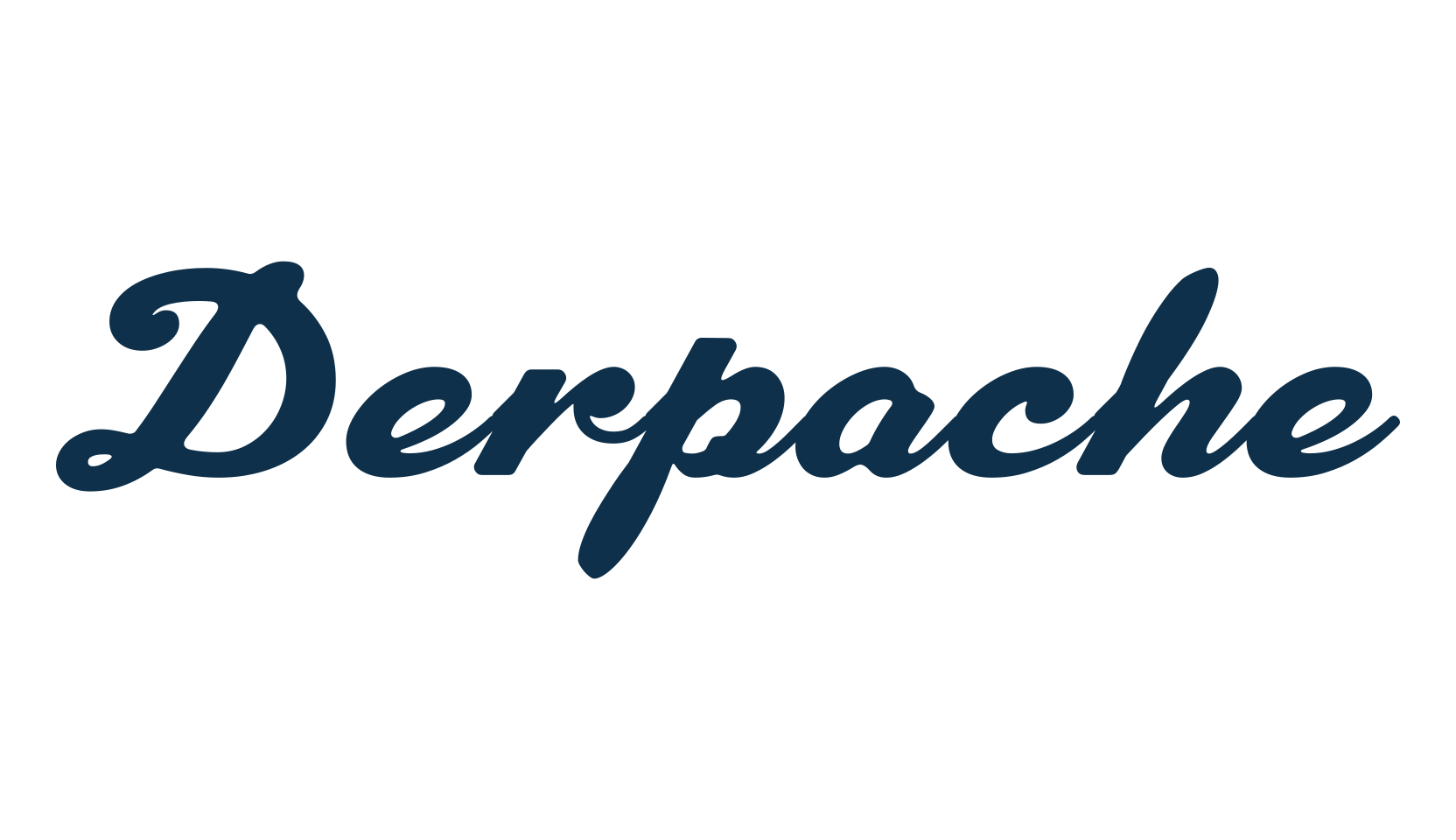 Derpache, old school font preview