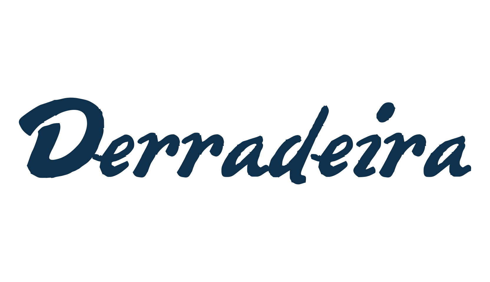 Derradeira, script brush fancy decorative calligraphy font preview
