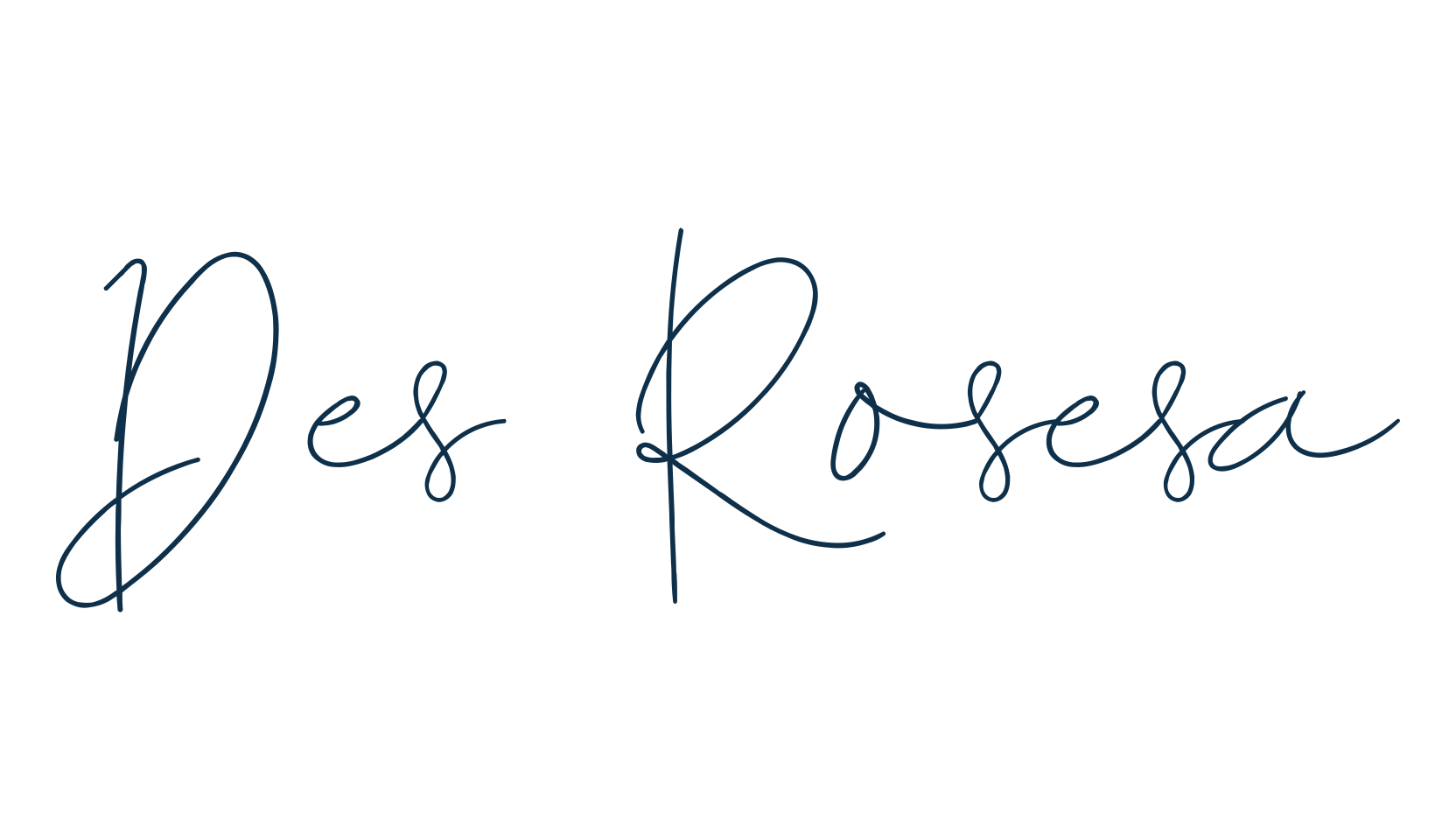 Des Rosesa, script handwritten fancy decorative calligraphy font preview