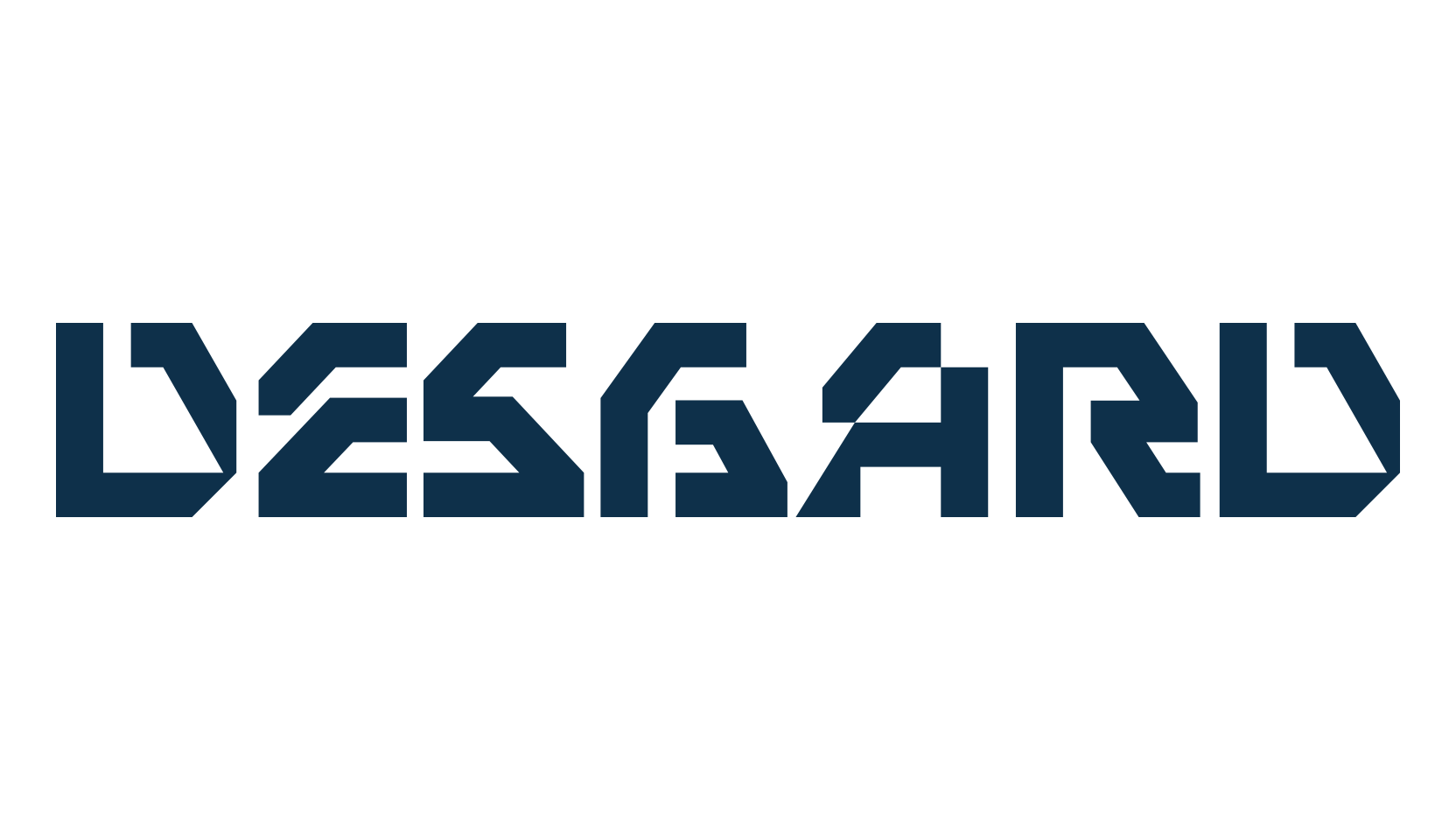 Desgard, techno sci-fi font preview