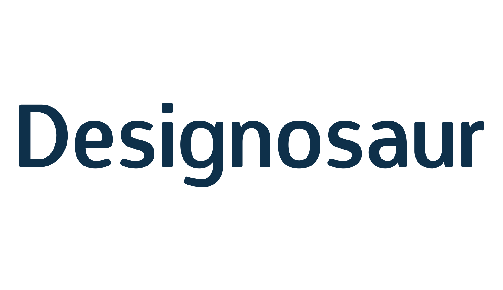 Designosaur, sans serif font preview